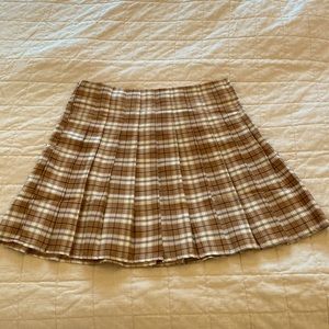 Plaid, Pleated Skirt